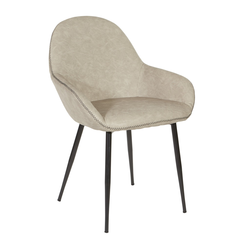 Office Star Piper Chair, Fog/Black