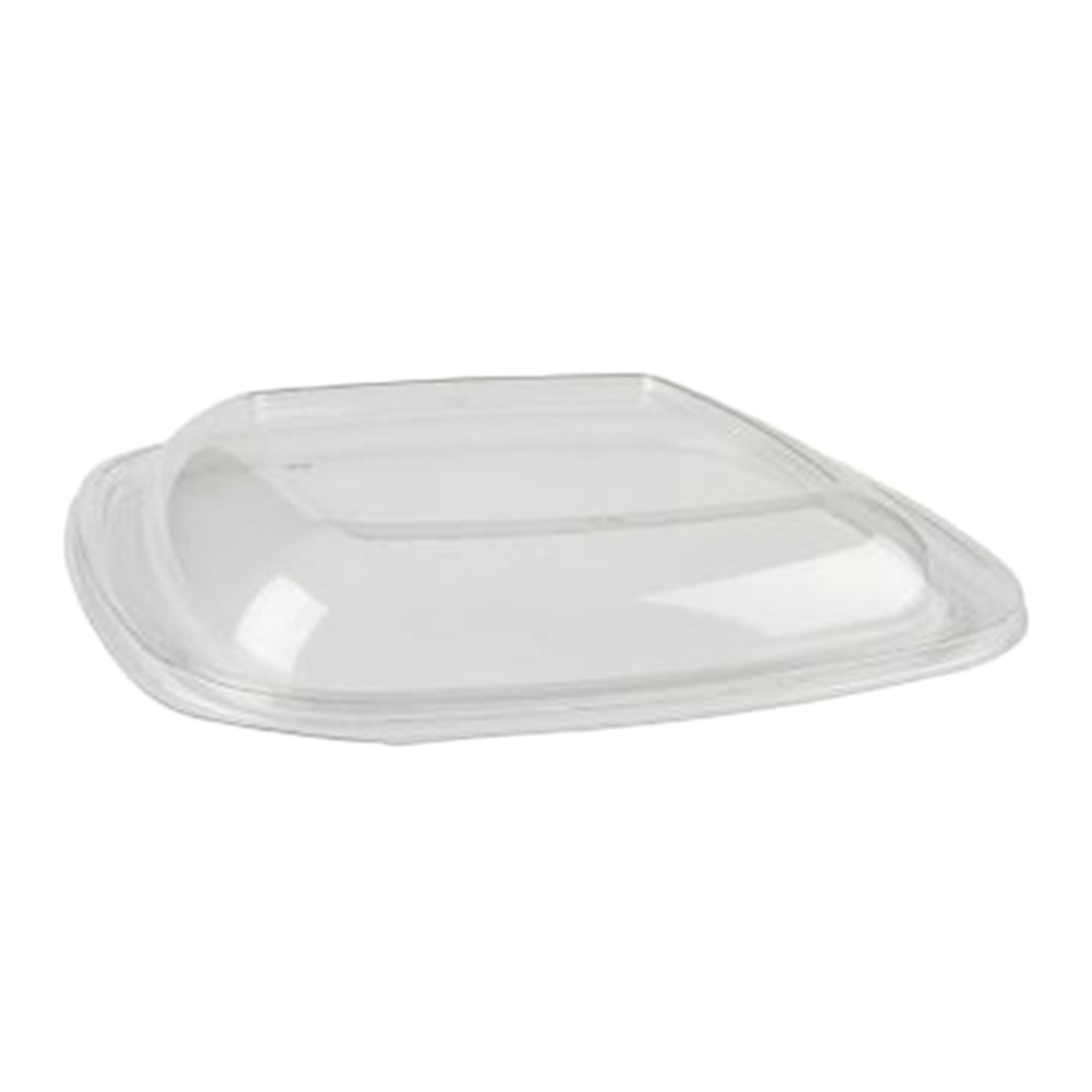 Green Collection Food Container Lids, Rectangle, 9in x 6in, Clear, Pack Of 300 Lids