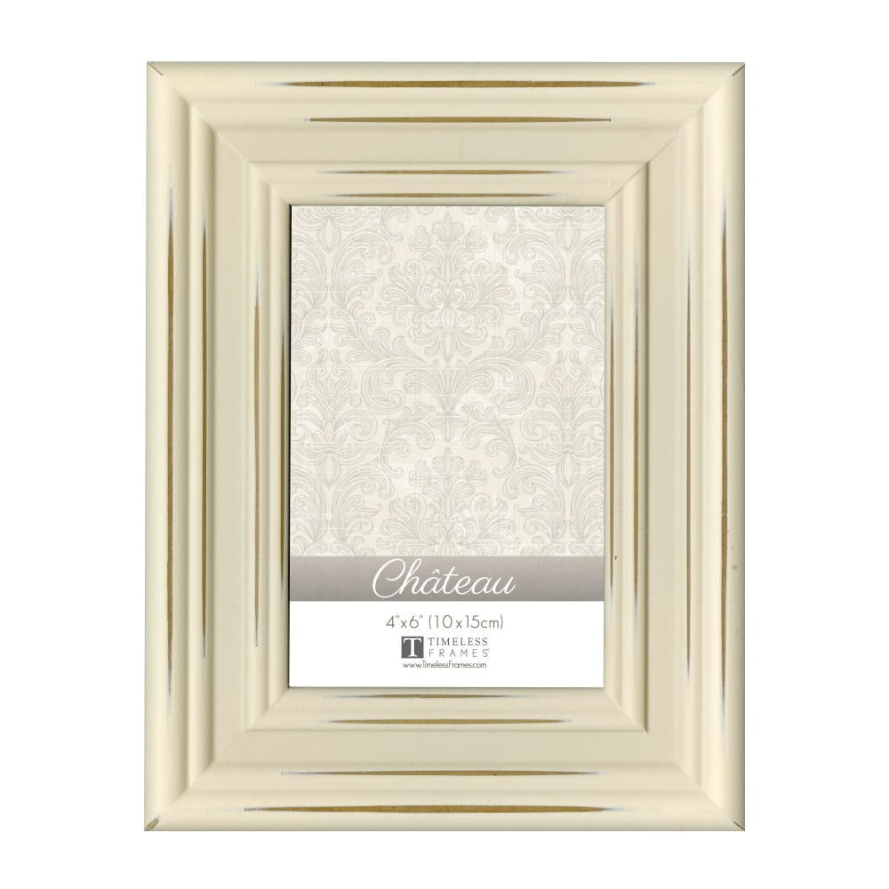 Timeless Frames Chateau Frame, 4in x 6in, Cream