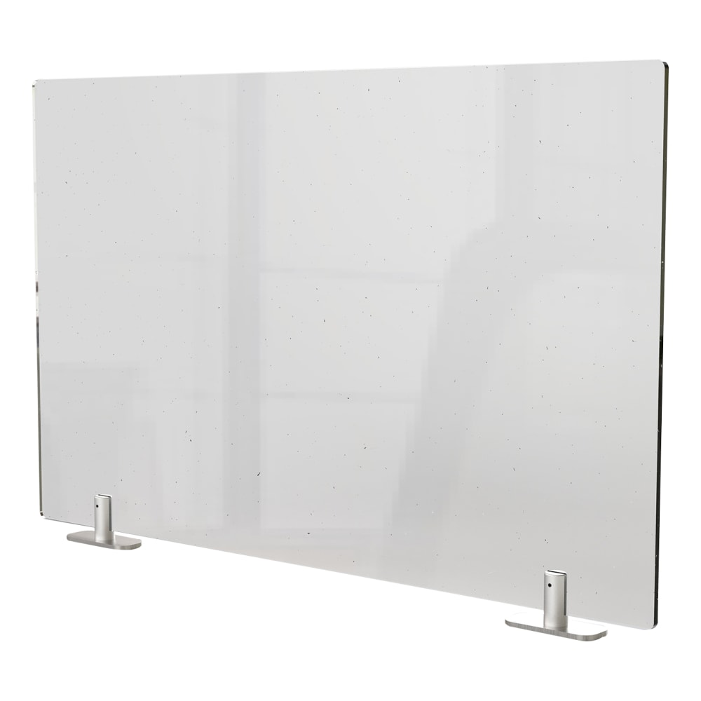 Ghent Partition Extender, With Tape, 30inH x 29inW x 1-1/2, Clear