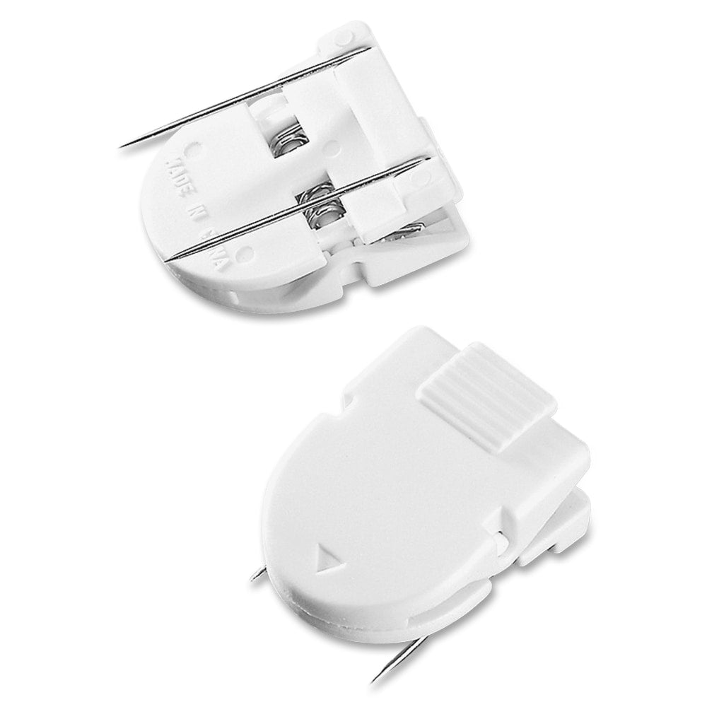 Advantus Panel Wall Clips, Box Of 10, White