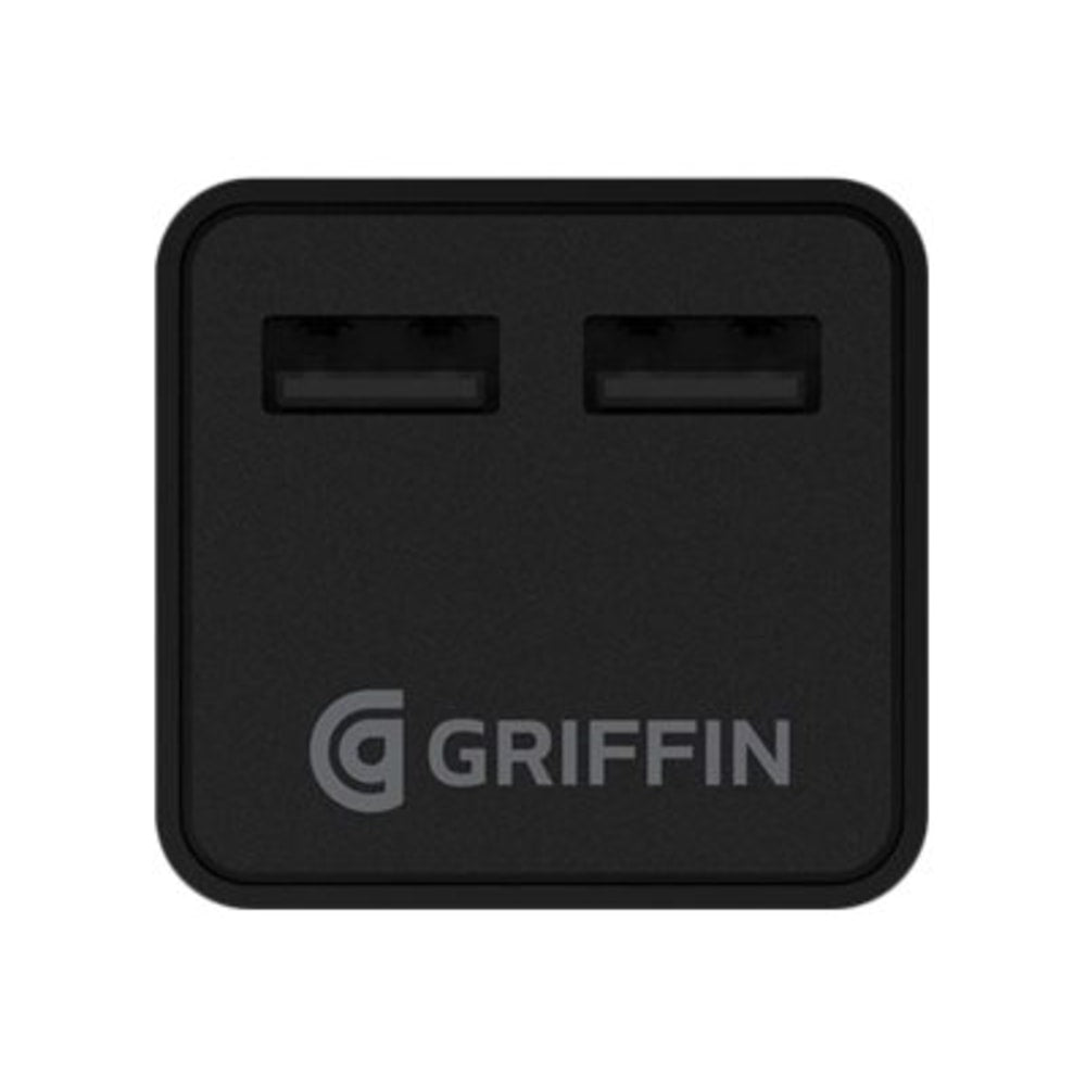 Griffin PowerBlock Dual Universal - Power adapter - 12 Watt - 2 output connectors (USB) - black