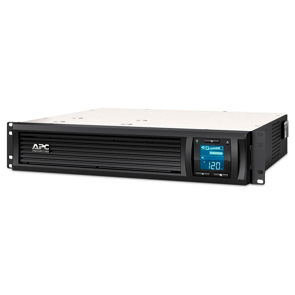 APC Smart-UPS C 6-Outlet Rackmount With SmartConnect, 1,000VA/600 Watts, SMC1000-2UC
