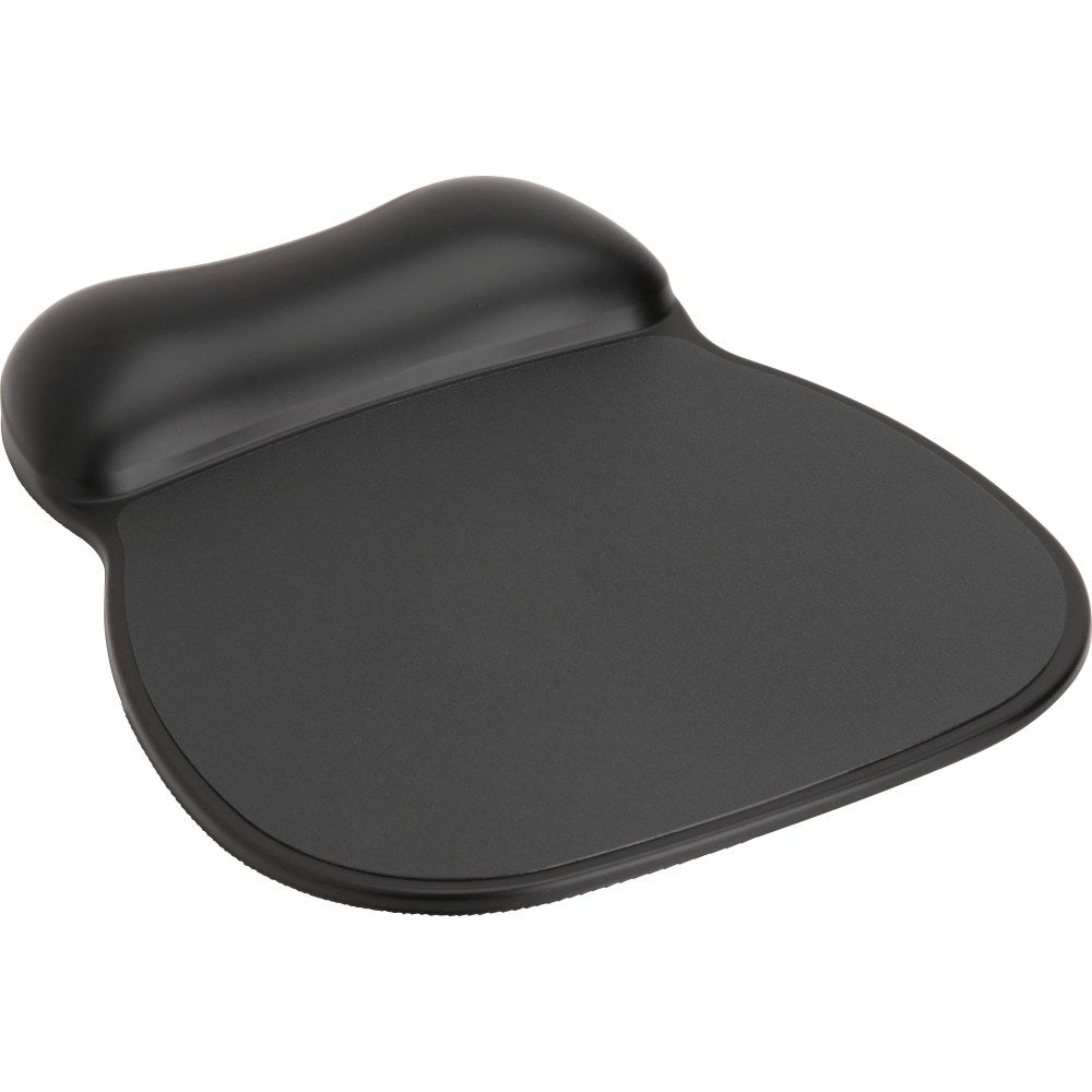 Compucessory Soft Skin Gel Wrist Rest & Mouse Pad - 9in x 11in x 0.75in Dimension - Black - Gel, Rubber - Stain Resistant - 1 Pack