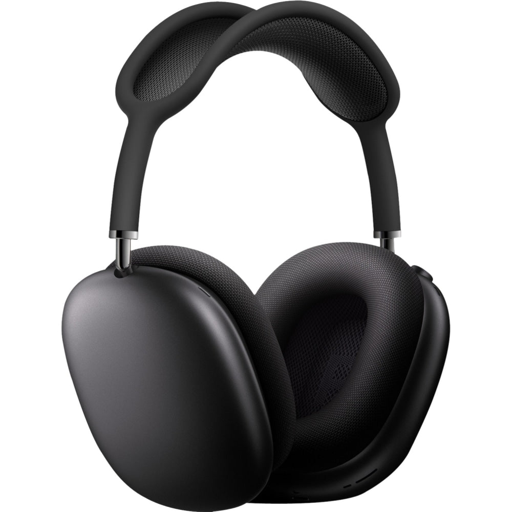 Apple AirPods Max Headset - Stereo - Lightning Connector - Wired/Wireless - Bluetooth - Over-the-head - Binaural - Circumaural - Noise Canceling - Space Gray