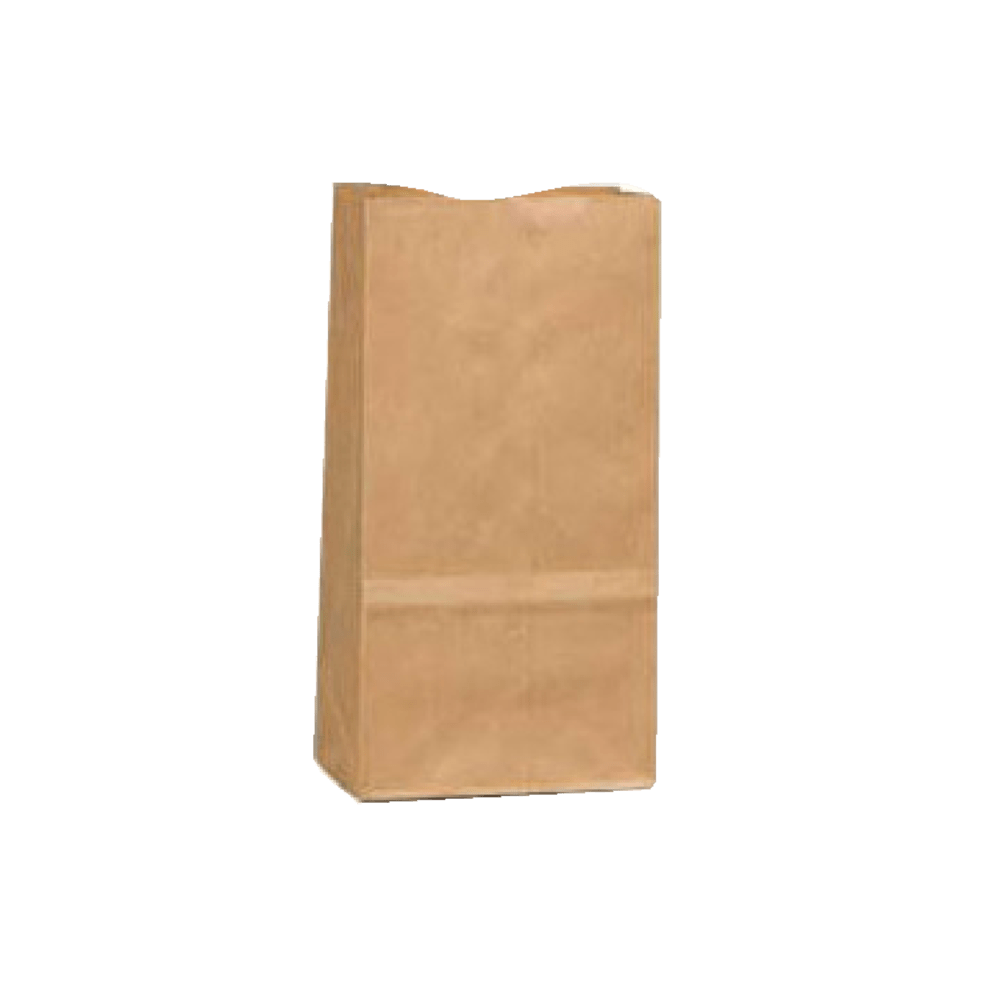 Duro Bag General Paper Bags, 2#, 7 7/8in x 4 5/16in x 2 7/16in, 30 Lb Base Weight, 40% Recycled, Brown Kraft, Bundle Of 500