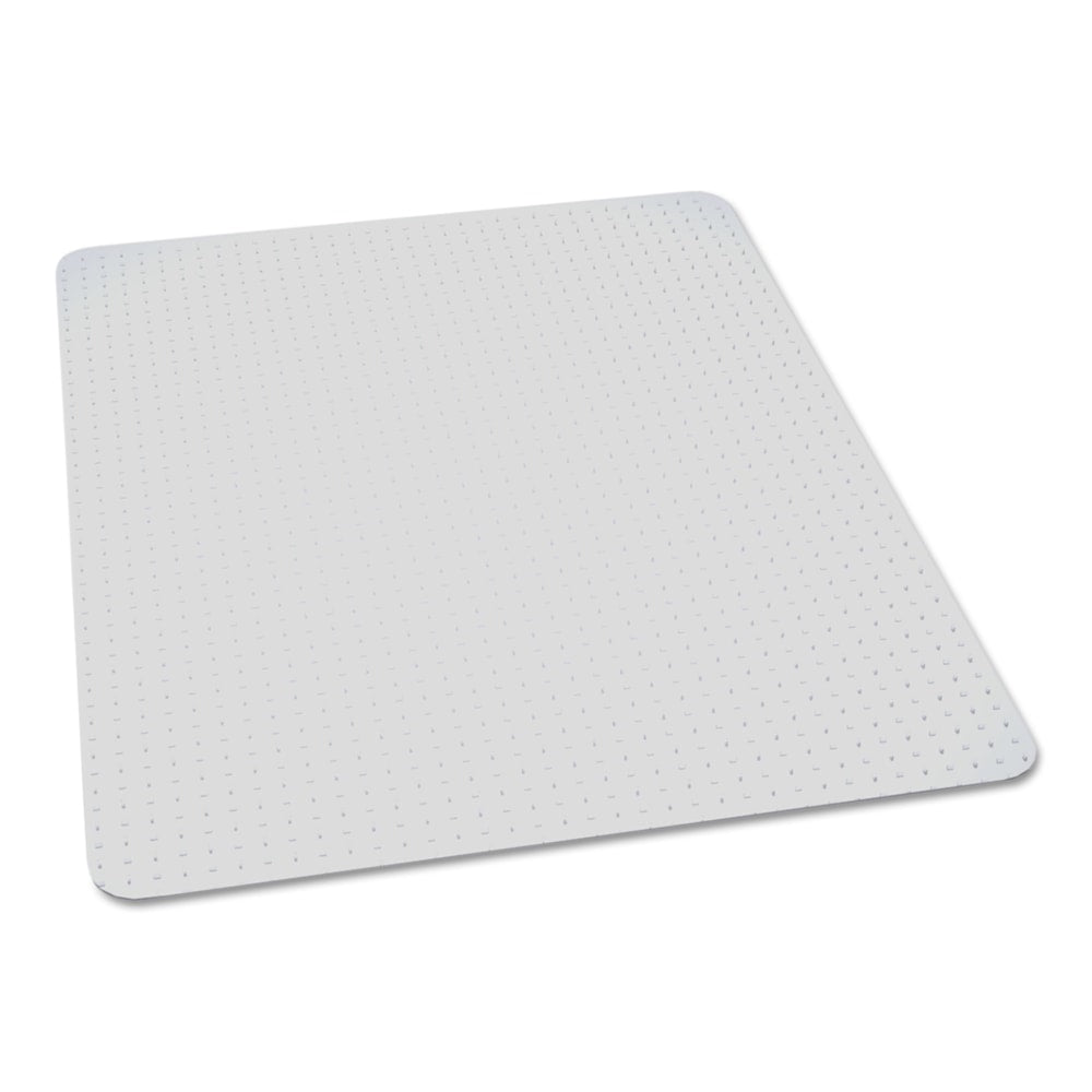 SKILCRAFT Biobased Chair Mat For Low/Medium Pile Carpet, 60in x 60in, Clear (AbilityOne 722001656833)