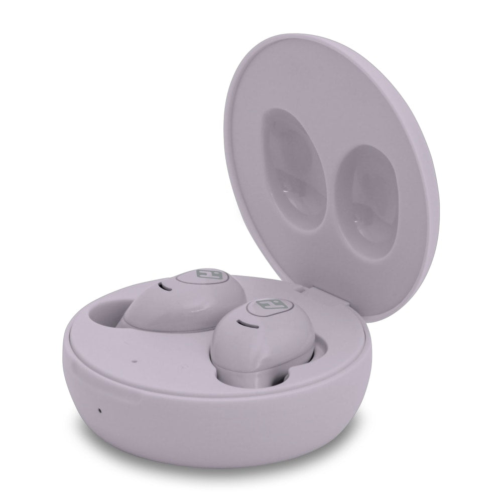 iHome XT-59 True Wireless Bluetooth In-Ear Earbuds, Purple
