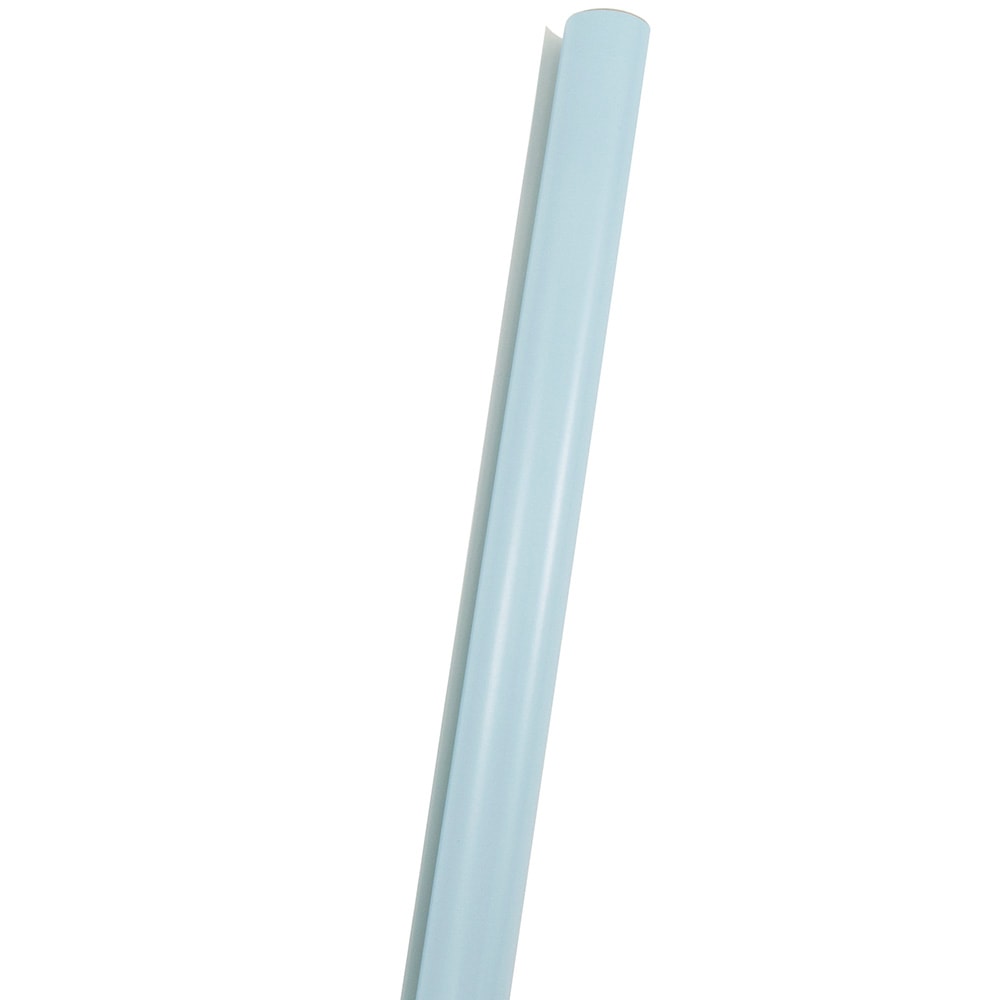 JAM Paper Wrapping Paper, Glossy, 12 1/2 Sq Ft, Baby Blue