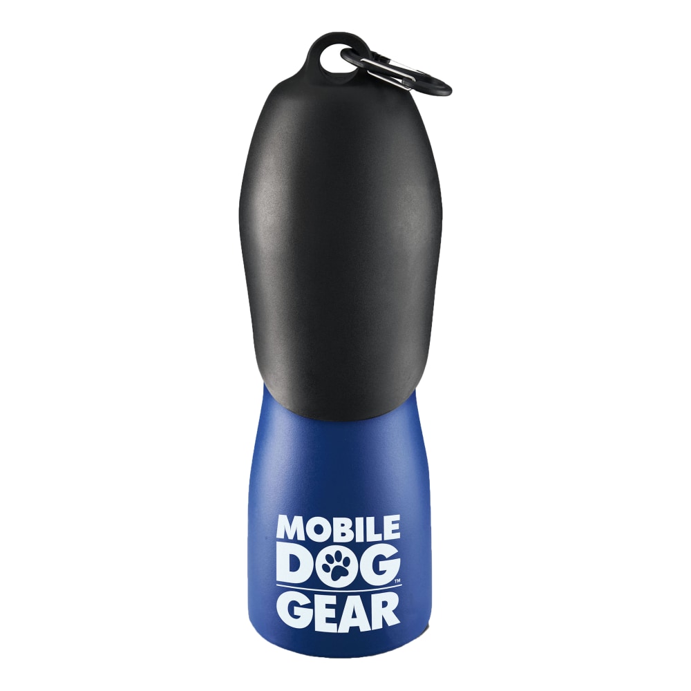 Overland Mobile Dog Gear 25 Oz Stainless Steel Water Bottle, Blue