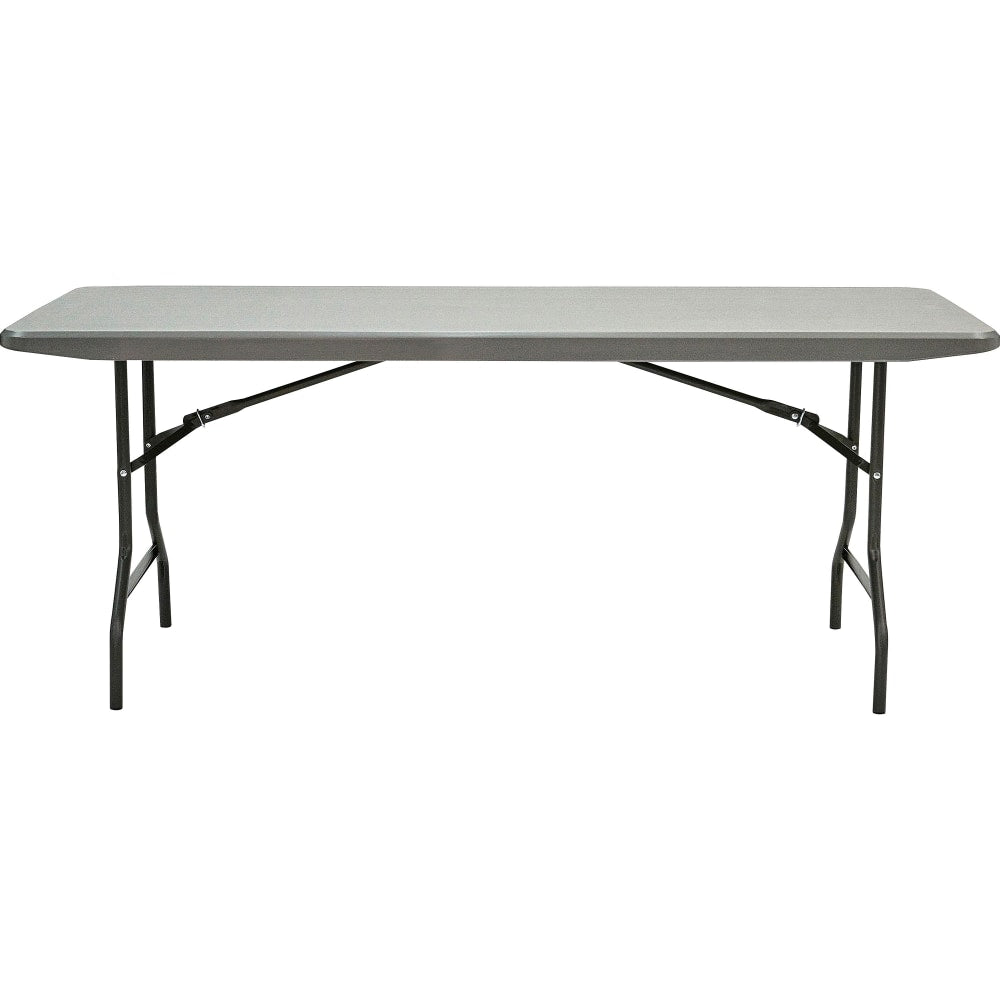 Iceberg IndestrucTable Commercial Folding Table, Charcoal