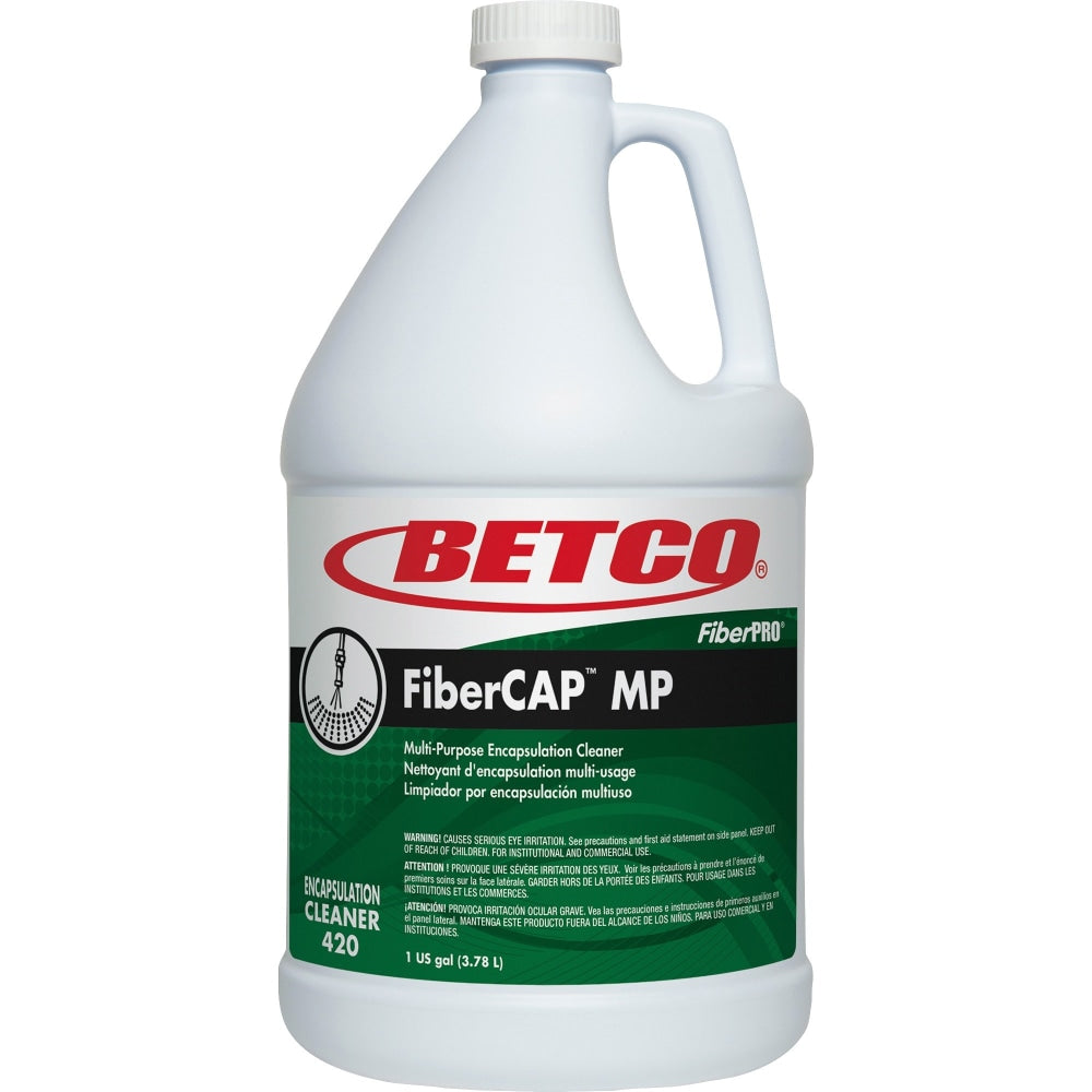 Betco FiberCAP MP Cleaner - 128 fl oz (4 quart) - 1 Each - Clear