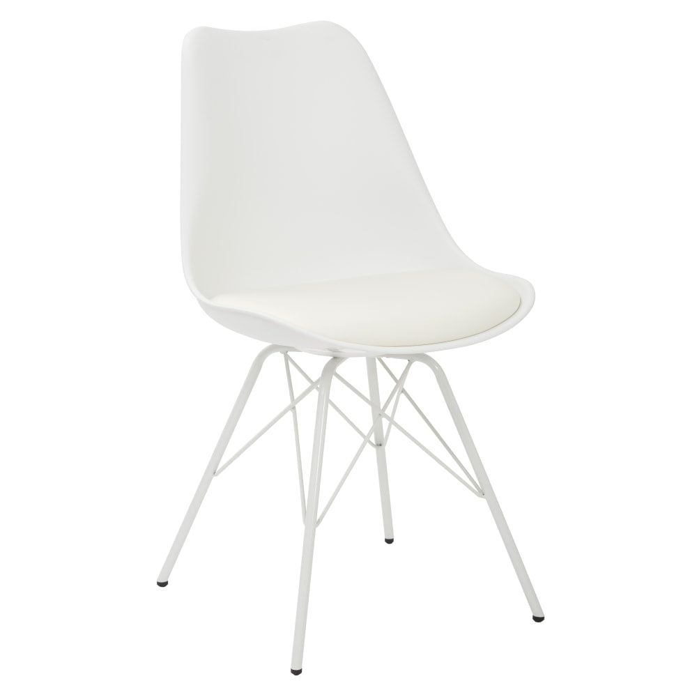 Ave Six Emerson Student Side Chair, White