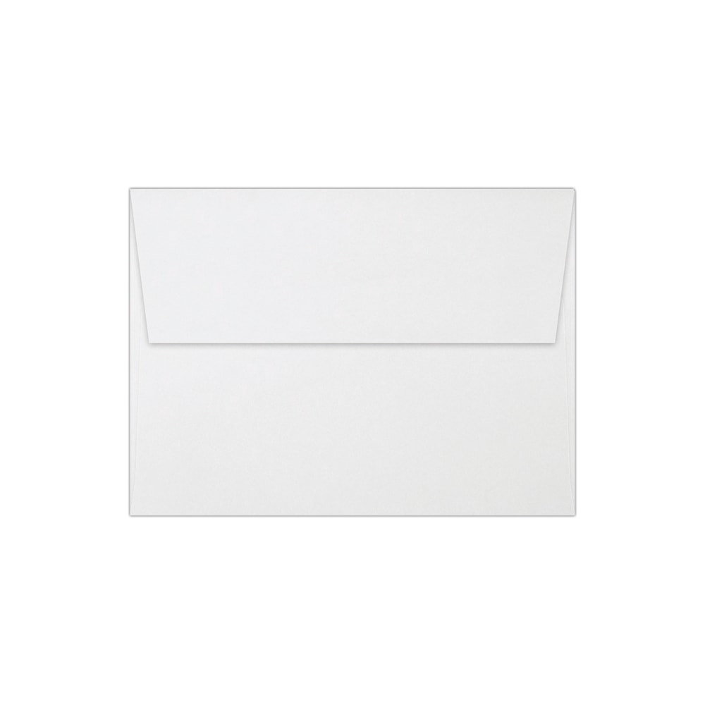 LUX Invitation Envelopes, A6, Peel & Press Closure, White, Pack Of 50