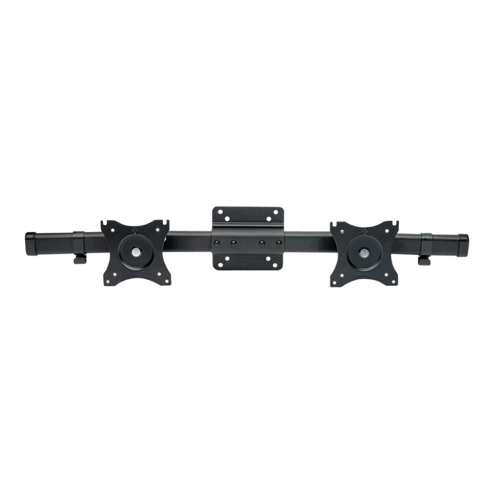 Tripp Lite Dual Display TV Monitor Mount Adapter Kit 13-27in Flat Screens - Mounting component (mounting adapter) - for 2 LCD displays - powder-coated steel - black - screen size: 13in-27in - stand mountable