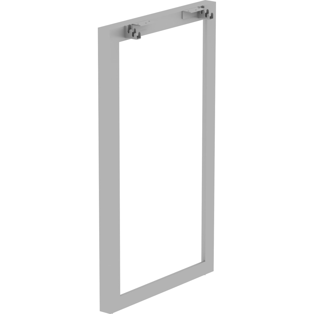 Lorell Relevance Series Desk Leg Frame, Silver, Standing Height