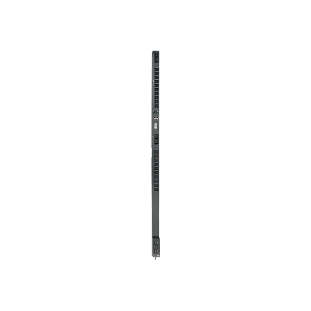 Tripp Lite 5/5.8kW Single-Phase Switched PDU, Outlet Monitoring, 208/240V Outlets (20 C13 & 4 C19), 0U, LX Platform Interface, TAA - Power distribution unit (rack-mountable) - 30 A - AC 208/240 V - 5.8 kW - 1-phase - Ethernet 10/100