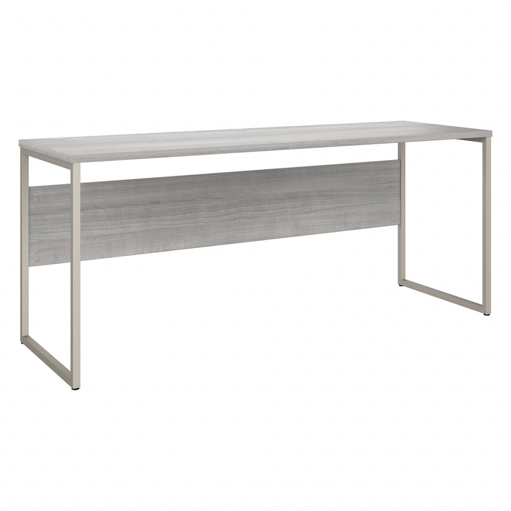 Bush Business Furniture Hybrid 72inW x 24inD Computer Table Desk With Metal Legs, Platinum Gray, Standard Delivery