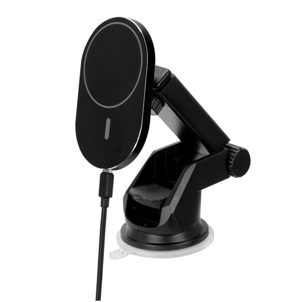 iHome MAG-CHARGE 10W Wireless Charging Dash Mount For iPhone 12/13, Black, 2IHCM0841B0L2