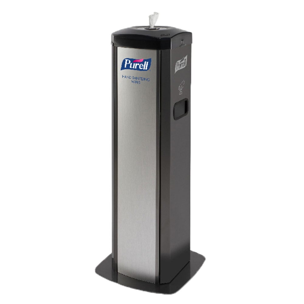 PURELL DS360 Hand Sanitizing Wipes High-Capacity Floor Stand, Silver
