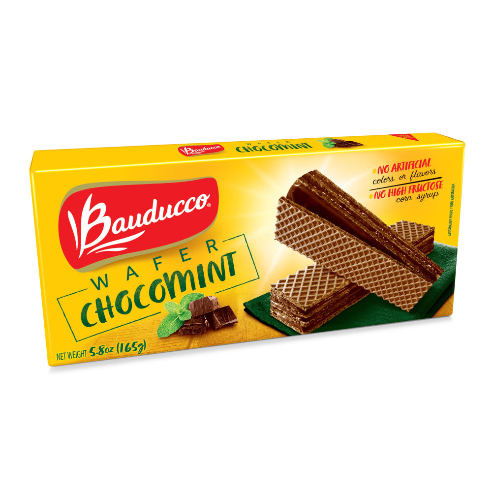 Bauducco Foods Chocomint Wafers, 8.5 Oz, Case Of 36 Packages