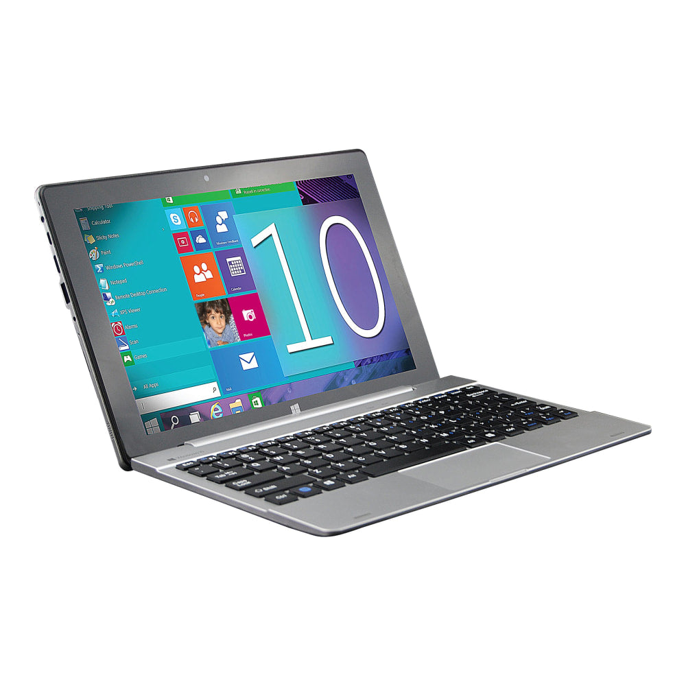 Supersonic SC-1032WKB - Tablet - with detachable keyboard - Intel Atom x5 - Z8350 - Windows 10 - 2 GB RAM - 32 GB SSD - 10.1in IPS touchscreen 1280 x 800