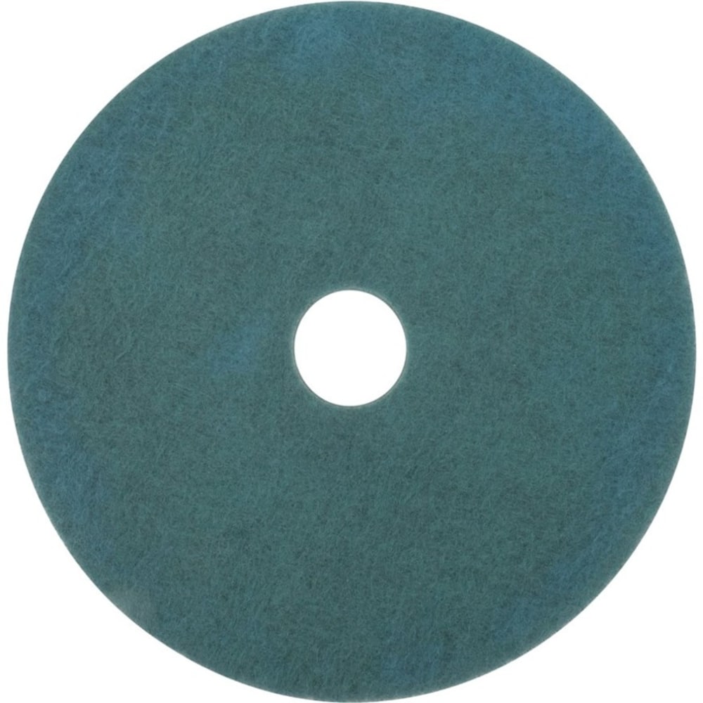 Niagara Burnishing Floor Pads, 3100N , 20in, Aqua, Pack Of 5
