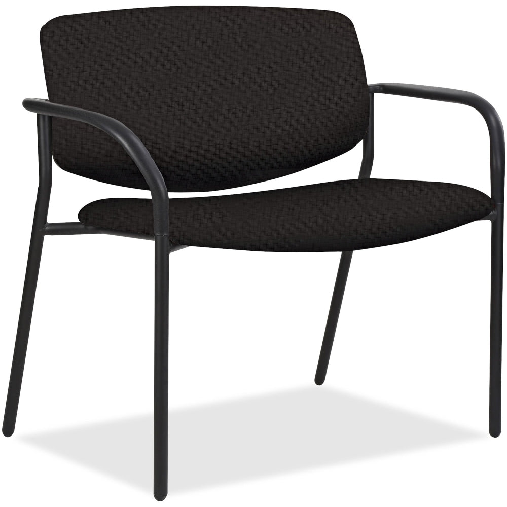 Lorell Bariatric Fabric Guest Chair, Black