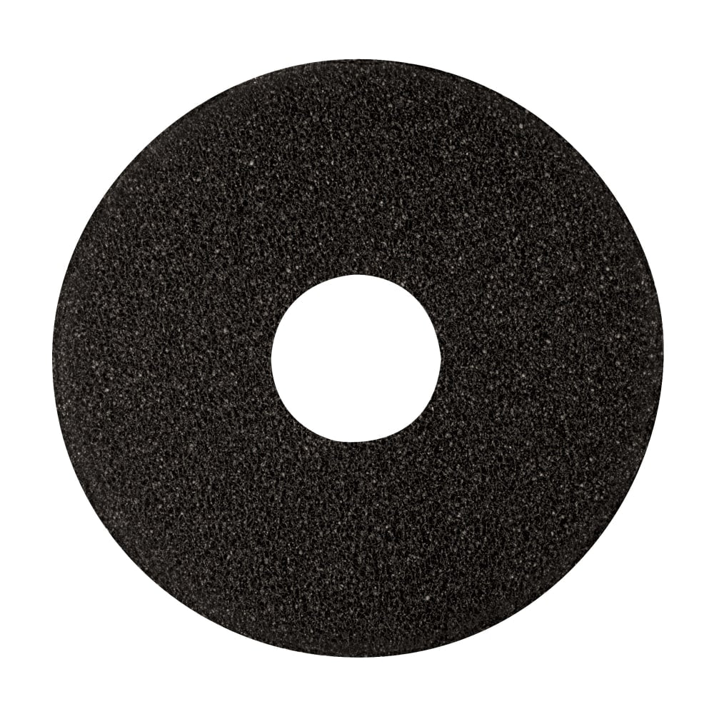 Niagara 7400N Stripping Floor Pad, High-Performance, 17in Diameter, Black, Pack Of 5