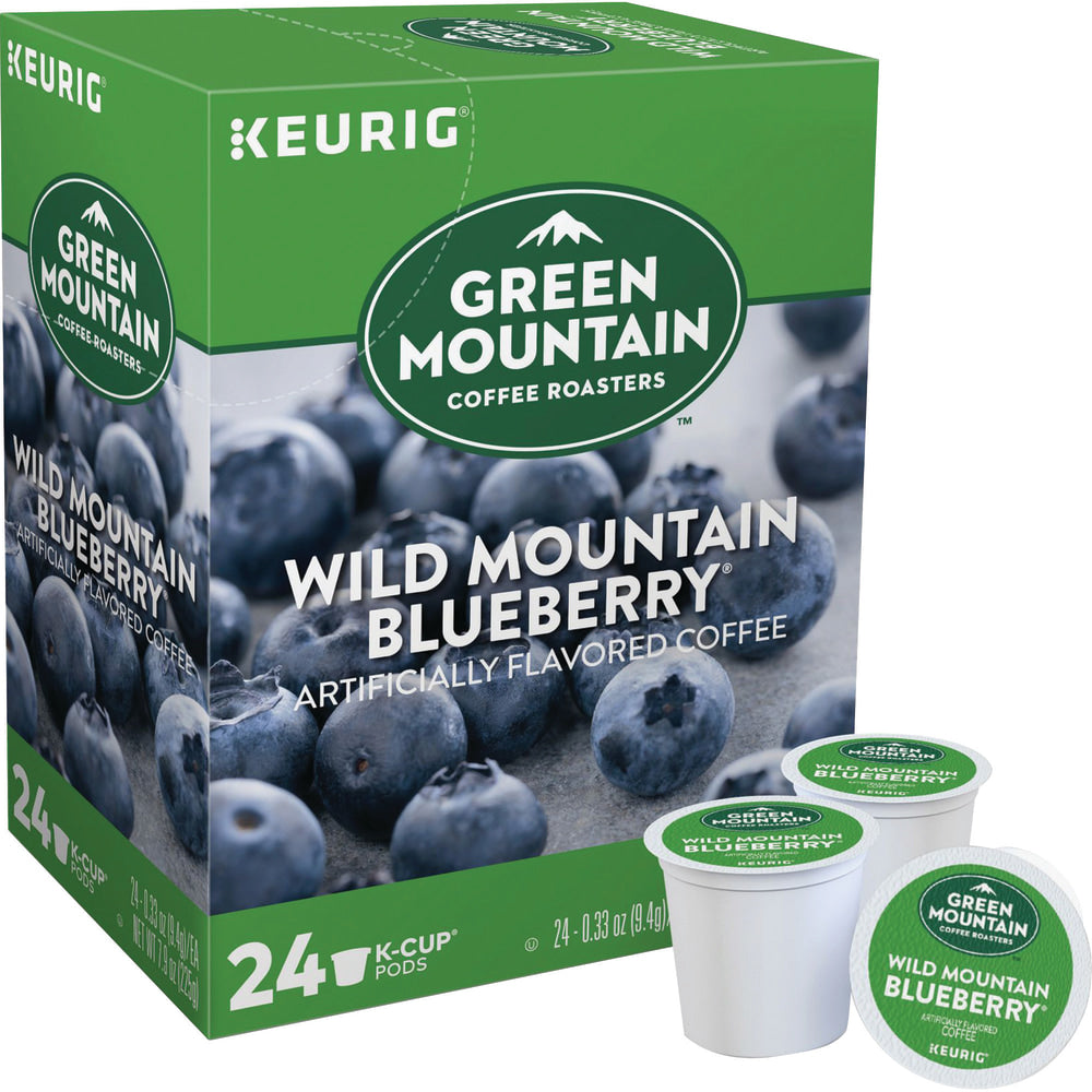 Green Mountain Coffee K-Cups, Medium Roast, Mountain Blueberry, Carton Of 24 K-Cups