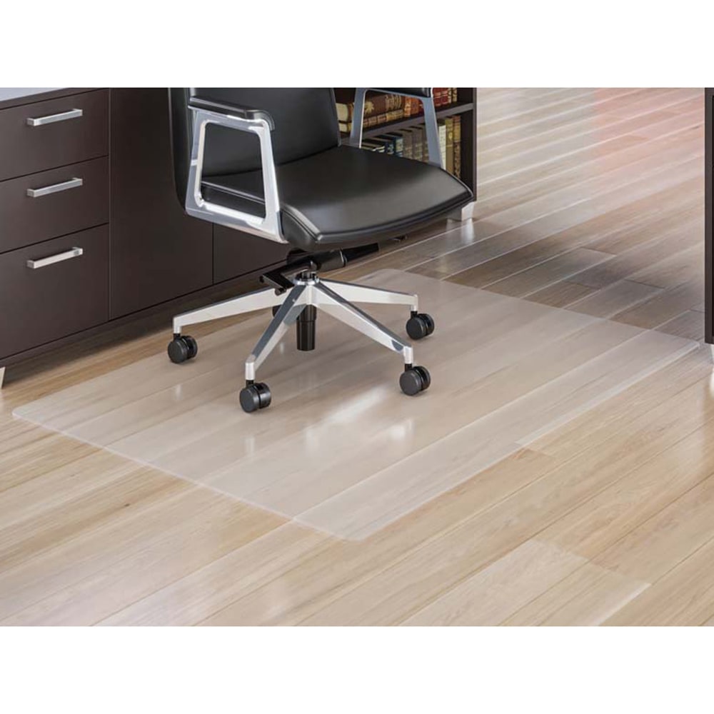 Lorell XXL Polycarbonate Multi-Surface Chair Mat, 60inx 60in