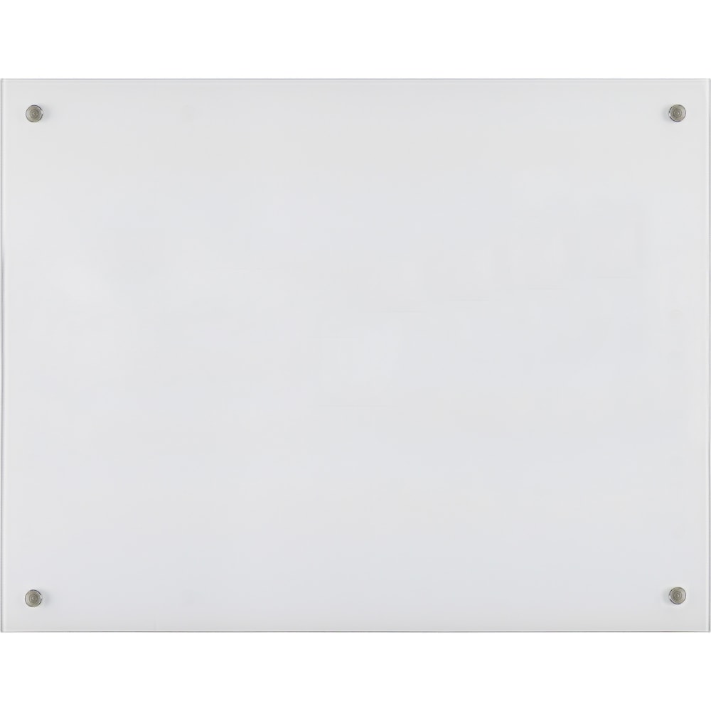Lorell Non-Magnetic Unframed Dry-Erase Glass Whiteboard, 48in x 36in, Frost