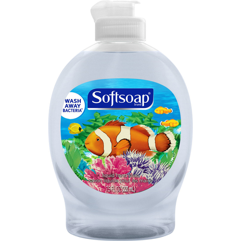 Softsoap Liquid Hand Soap, Aquarium, Fresh Scent, 7.5 Oz