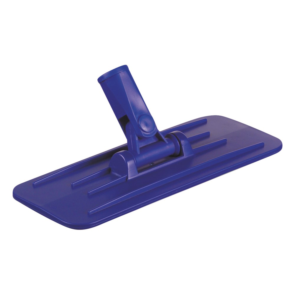Boardwalk Plastic Swivel Pad Holders, 4in x 9in, Blue, Carton Of 12