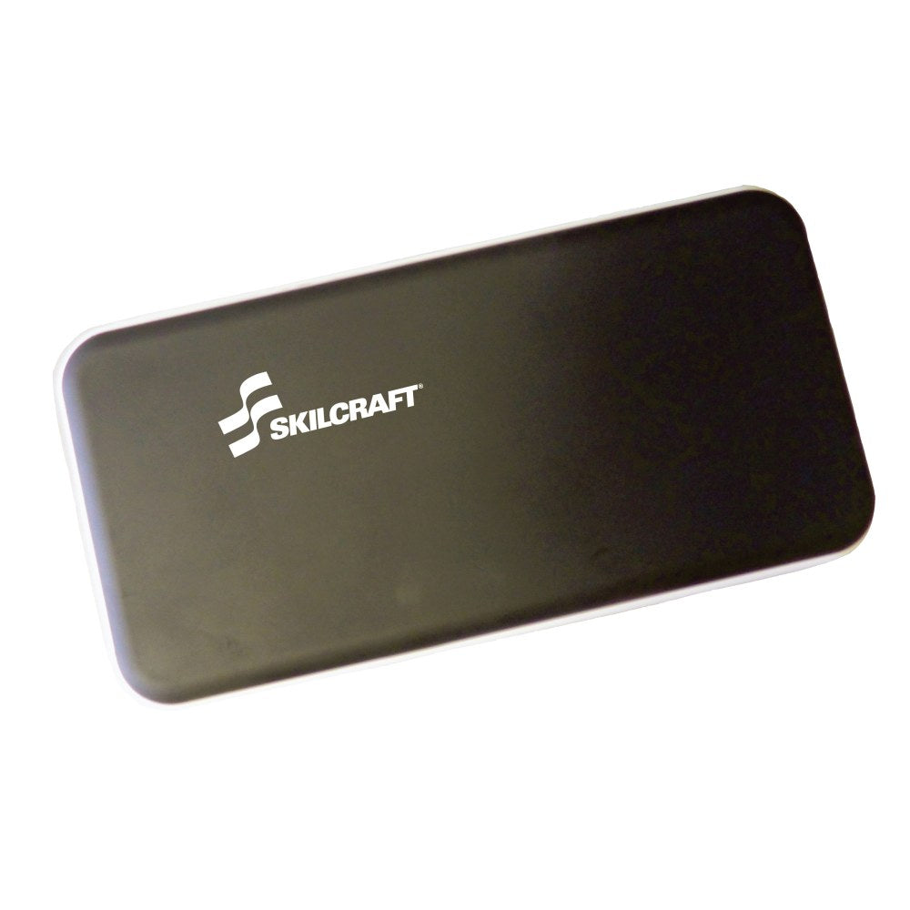 SKILCRAFT Portable Power Pak, 12,000 mAh, Black, 704500NIB0012