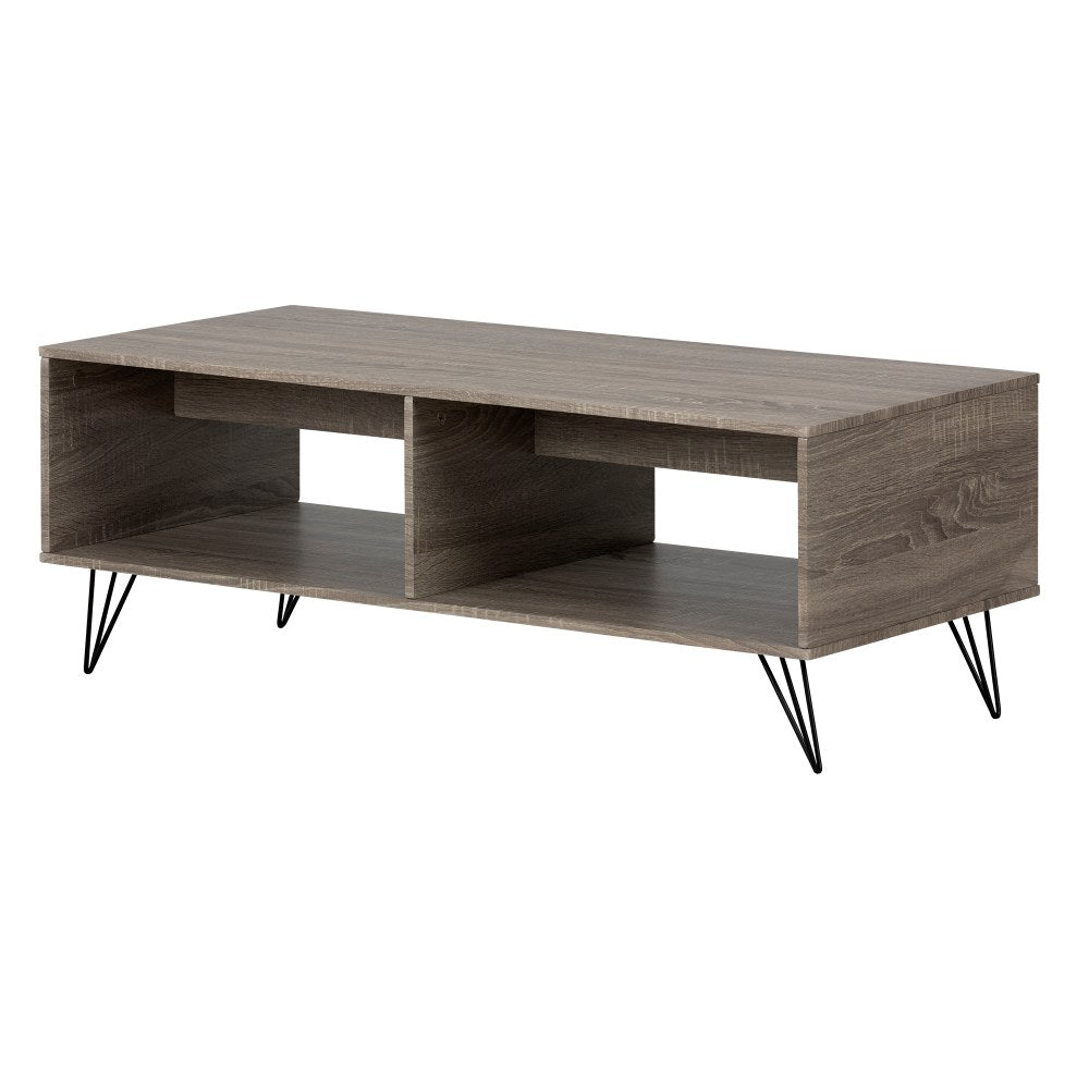 South Shore Evane Coffee Table, 15-3/4inH x 43-5/16inW x 19-3/4inD, Oak Camel