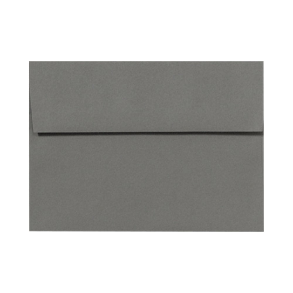 LUX Invitation Envelopes, A9, Peel & Press Closure, Smoke Gray, Pack Of 250